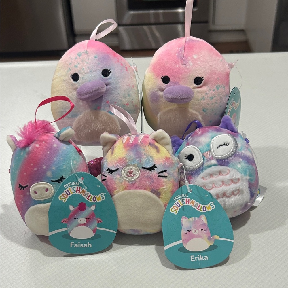 Squishmallows Pastel Bird and Friends Collection